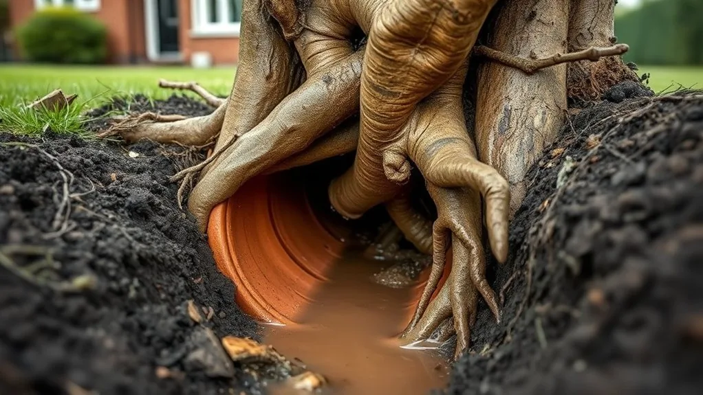 Tree Root Damage in Drains | Detection & Removal in Deal